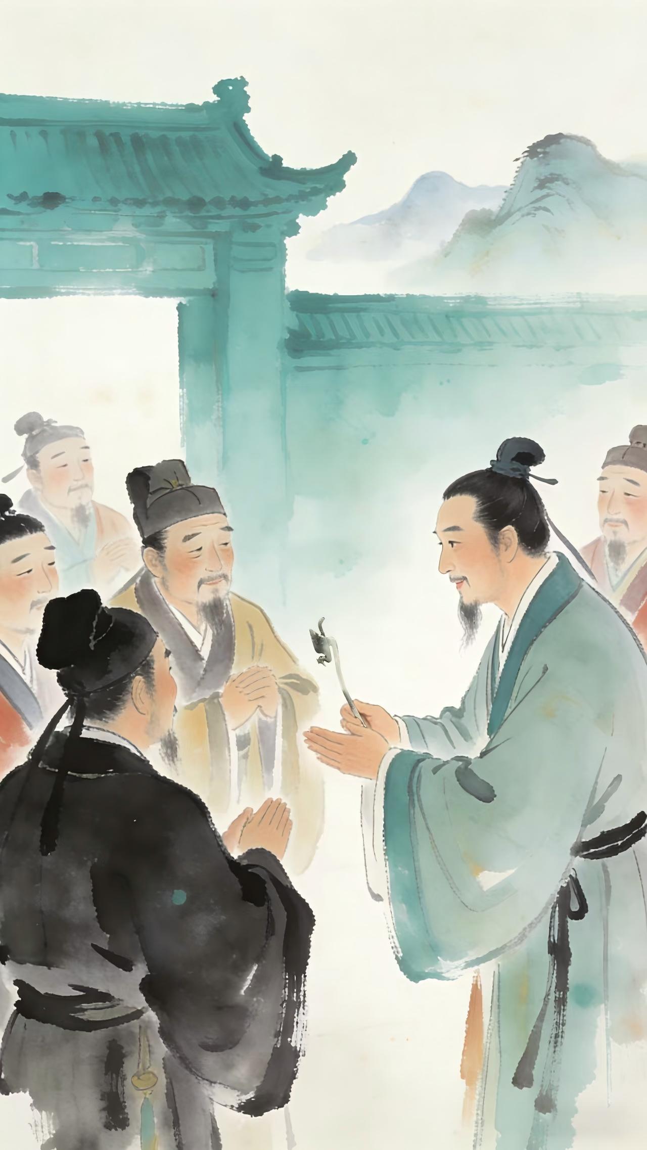 《送贺知章归四明》诗句解读