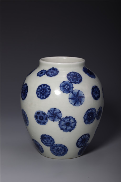 入園入学祝い 青花皮球花罐清乾隆_观复博物馆 工芸品